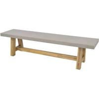 Tuinbank Judy met betonlook zitting 180x40x45 cm - thumbnail