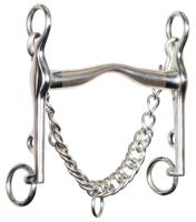 Harrys Horse Optimum GB dressuurstang zilver maat:12,5 - thumbnail