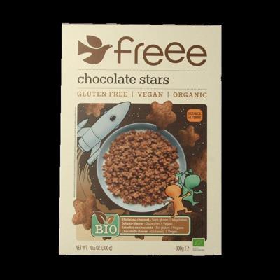 Glutenfree chocolate stars bio 300 Gram