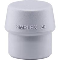 Halder Kunststofhamerkop | hoofd-d. 30 mm | TPE-mid grijs middelhard | 1 stuk - 3203.030 3203.030 - thumbnail