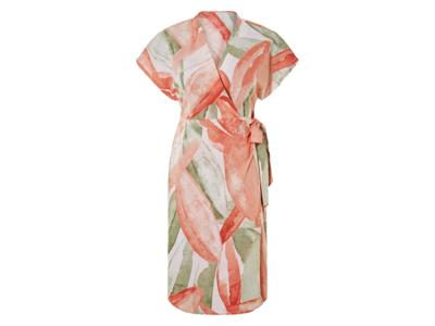 esmara Linnen dames jurk (abrikoos/taupe, 42)