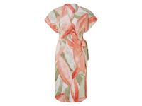 esmara Linnen dames jurk (abrikoos/taupe, 42) - thumbnail