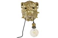 Muurlamp Home ESPRIT Gouden Hars 50 W Modern Bulldog 220 V 25 x 23 x 29 cm - thumbnail