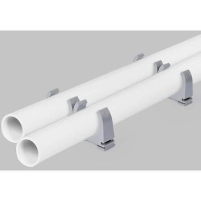 TRU COMPONENTS Kabelclip TC-12533308 Bundel-Ø (bereik) 40 mm (max) Grijs 20 stuk(s)