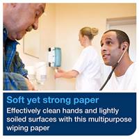 Tork poetspapier Mini Centerfeed, 1-laags, systeem M1, pak van 11 rollen - thumbnail