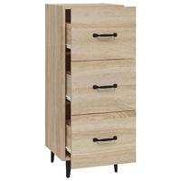 Dressoir 34,5x34x90 cm bewerkt hout sonoma eiken - thumbnail