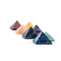 Edelsteen Piramide Chakra Set van 7 - 25 mm - thumbnail