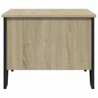 Salontafel 100x51x40 cm bewerkt hout sonoma eikenkleurig - thumbnail