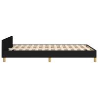 Bedframe zonder matras 120x190 cm stof zwart - thumbnail