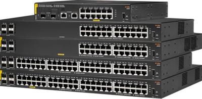 Aruba 6000 24G Class4 PoE 4SFP 370W Schakelaar