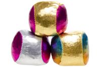 LG Imports jongleerballen space metallic 3 delig 4cm - thumbnail