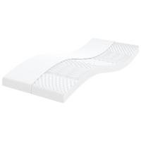 Schuimmatras 7 zones hardheid 20 ILD 90x200 cm wit - thumbnail