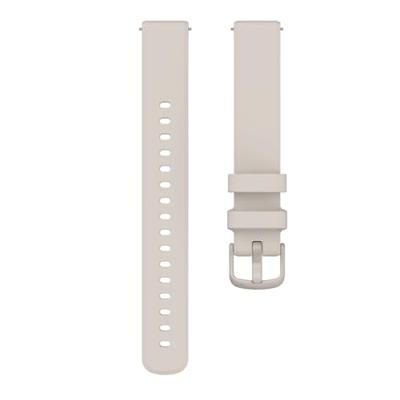 By Qubix - Siliconen bandje - Zandgrijs - Compatible met Garmin Lily 2 - Compatible Garmin bandje