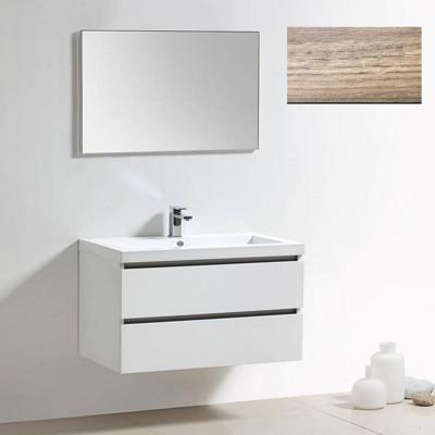 Badkamermeubelset Sanilux Trendline 100x47x50 cm 1 Kraangat Riviera Eiken Badkamermeubelset Sanilux Trendline 100x47x50 cm 1 Kraangat Riviera Eiken