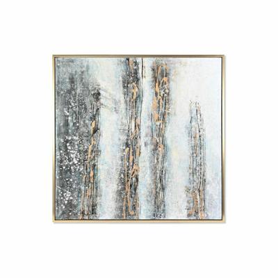 Schilderij DKD Home Decor Abstract Stads 131 x 4 x 131 cm