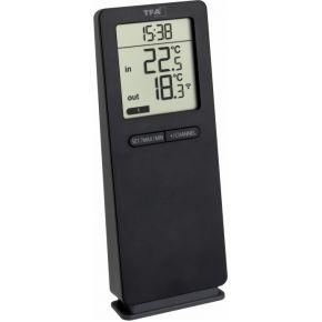 TFA Dostmann Funk-Thermometer LOGOneo 30.3071.01 Draadloze thermometer digitaal Zwart TFA Dostmann Funk-Thermometer LOGOneo 30.3071.01 Draadloze thermometer digitaal Zwart