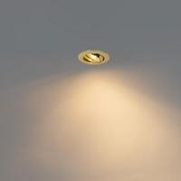 QAZQA Set van 6 inbouwspots messing GU10 35mm - Edu - thumbnail