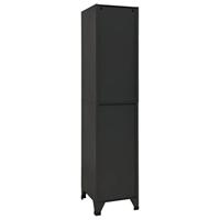 Lockerkast 38x45x180 cm staal antracietkleurig - thumbnail