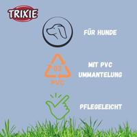 TRIXIE CITYSTYLE HONDENRIEM PVC LICHTGRIJS 100X2 CM - thumbnail