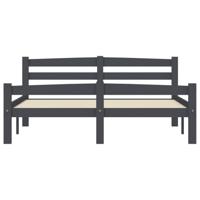 Bedframe massief grenenhout donkergrijs 120x200 cm - thumbnail