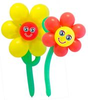 Ballonnenset Bloemen 2 Stuks - thumbnail