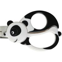 Fiskars kinderschaar met dierenmotief, panda, l: 13 cm, 1 stuk - thumbnail