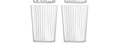 L.S.A. Gio Line Tumbler Glas 560 ml Set van 4 Stuks