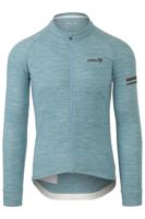 Merino Fietsshirt Lange Mouwen Performance Liberty Blue Heren - thumbnail