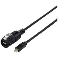 TRU COMPONENTS TC-12770464 USB-C-adapter inclusief 1 m kabel 1 stuk(s) - thumbnail