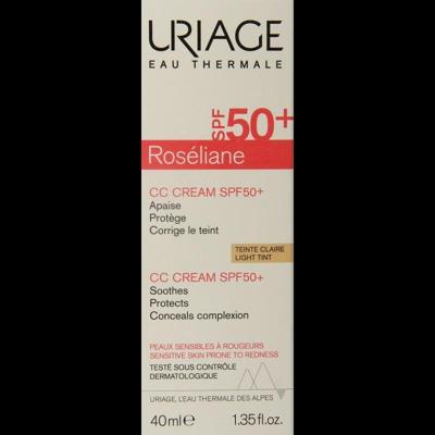 Uriage Roséliane Getinte Dagcrème Licht Anti-Roodheid SPF50+ 40ml