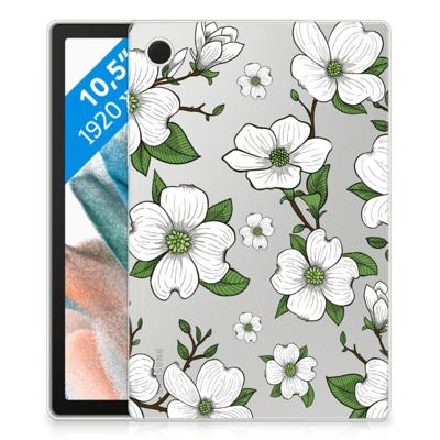 Samsung Galaxy Tab A8 2021/2022 | Siliconen hoesje | Dogwood Flowers Samsung Galaxy Tab A8 2021/2022 | Siliconen hoesje | Dogwood Flowers