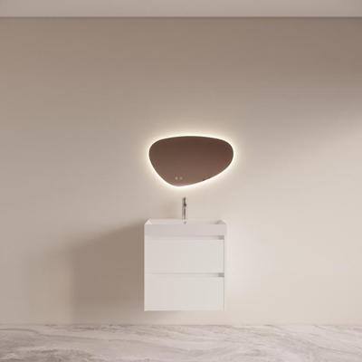 Badmeubelset BWS Riga met Lako Wastafel Wit 60 cm Mat Wit