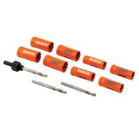 Bahco Sandflex® Bi-metalen gatzagenset | voor metaal en houtsoorten | 20 mm - 4 mm - 11-delig - 3834-CP-20/25 - thumbnail