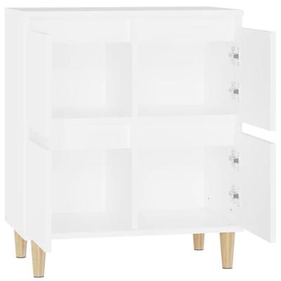 Dressoir 60x35x70 cm bewerkt hout wit Dressoir 60x35x70 cm bewerkt hout wit