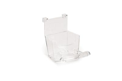 Voederbak voor vogels Stametal open transparant