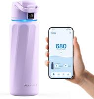 WaterH Boost slimme waterfles 946 ml paars - thumbnail