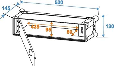 Roadinger Flightcase System Microfoon flightcase (l x b x h) 510 x 535 x 140 mm - thumbnail