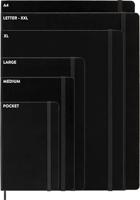 Moleskine notitieboek, ft 19 x 25 cm, puntraster, harde cover, 192 blad, zwart - thumbnail