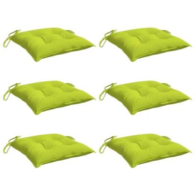 VidaXL Palletkussens 6 st 50x50x7 cm oxford stof felgroen - thumbnail