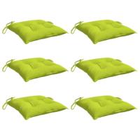 Palletkussens 6 st 50x50x7 cm oxford stof felgroen - thumbnail