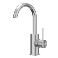 IVY Concord Wastafelkraan - Hoge Draaibare Uitloop - Geborsteld RVS 316 - thumbnail