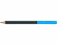 Faber Castell Grafietpotlood Jumbo Grip - Zwart/Blauw - thumbnail