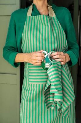 Pip Studio Stripes Keukenschort Groen Pip Studio Stripes Keukenschort Groen