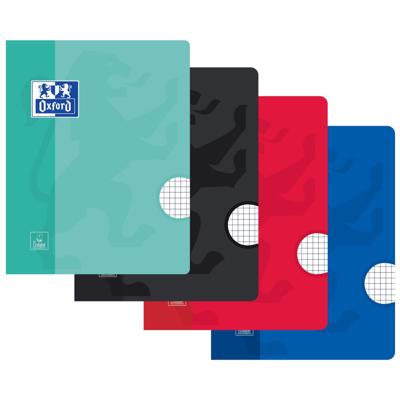Schrift Oxford School A5 ruit 5x5mm 72 pagina&apos;s 80gr assorti | 10 stuks