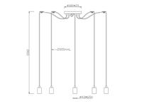 Trio Spin hanglampCord Spider - 310100562 - thumbnail