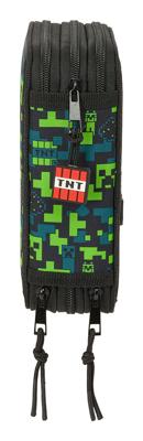 Safta Minecraft Gevuld Etui TNT - 37 stuks - 19,5 x 12,5 x 5,5 cm - Polyester