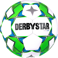 Derbystar Voetbal Junior Light V23 wit groen blauw 1723 - thumbnail