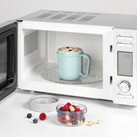 Xavax Mueslibeker To Go Met Topping-deel 2 Vakken 500 + 200 Ml Pastelbl./gr. - thumbnail