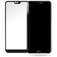 Mobilize Glass Screen Protector - Black Frame - Nokia 7.1 - thumbnail