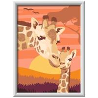 Ravensburger - creart: giraffen - schilderen op nummer - thumbnail